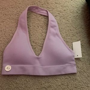 Aerie Seriously Seamless Halter Bra